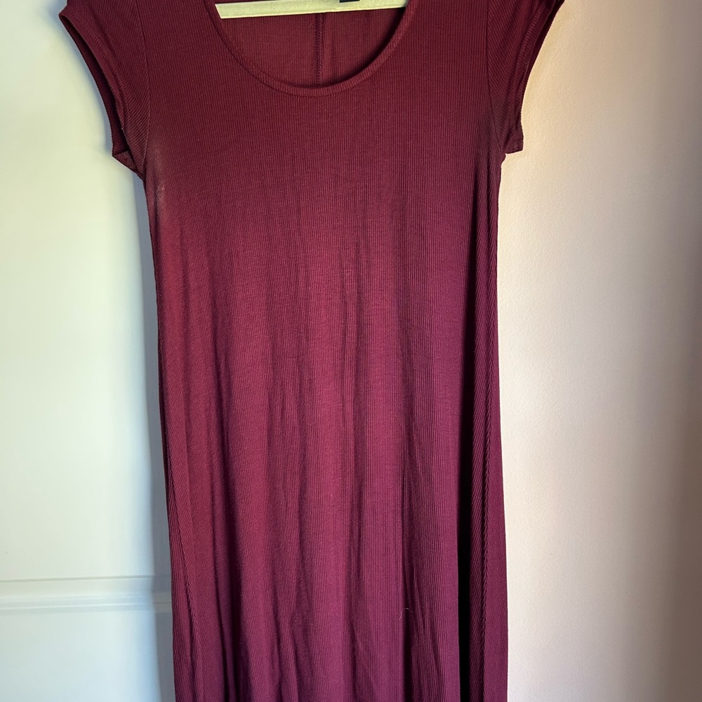 GAP Rich Burgundy Maxi Dress